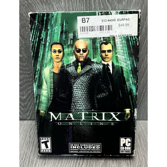 Matrix Online (PC‎ 2005) Computer Game SEALED